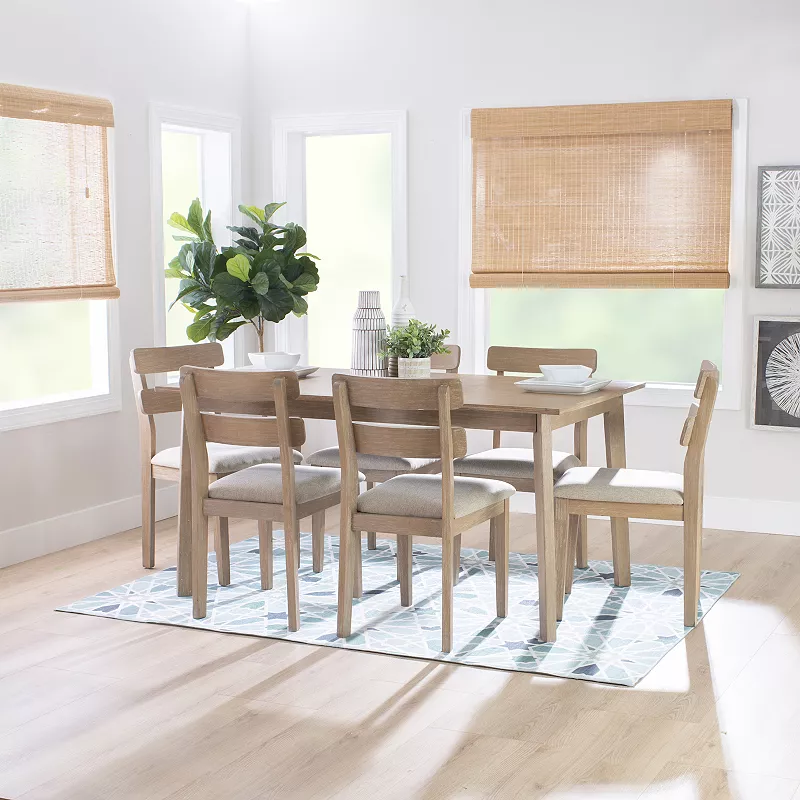 Linon Drury Dining Table and Chairs 7-piece Set