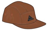 Fixie Recycled 5 Panel Cap - Glazed Ginger