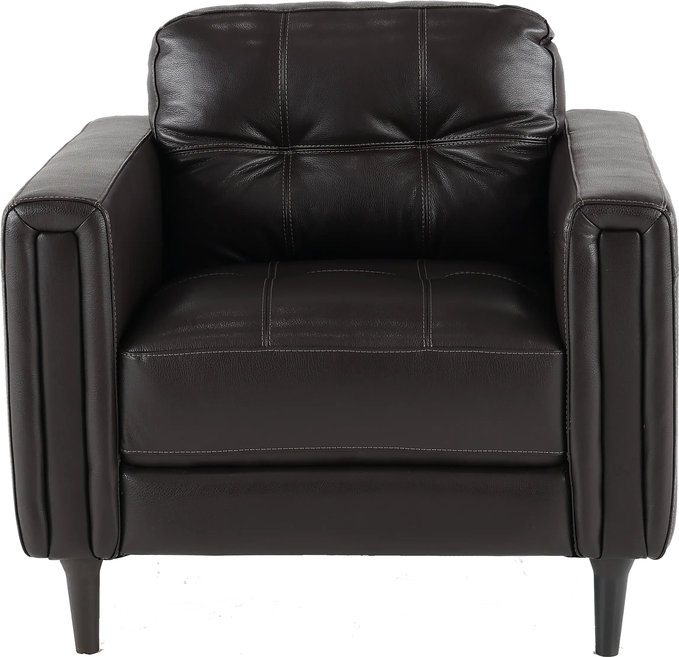 Verona Dark Brown Leather Chair