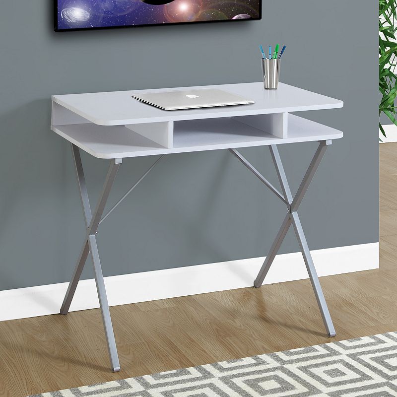 Monarch X-Shape Legs Computer Desk