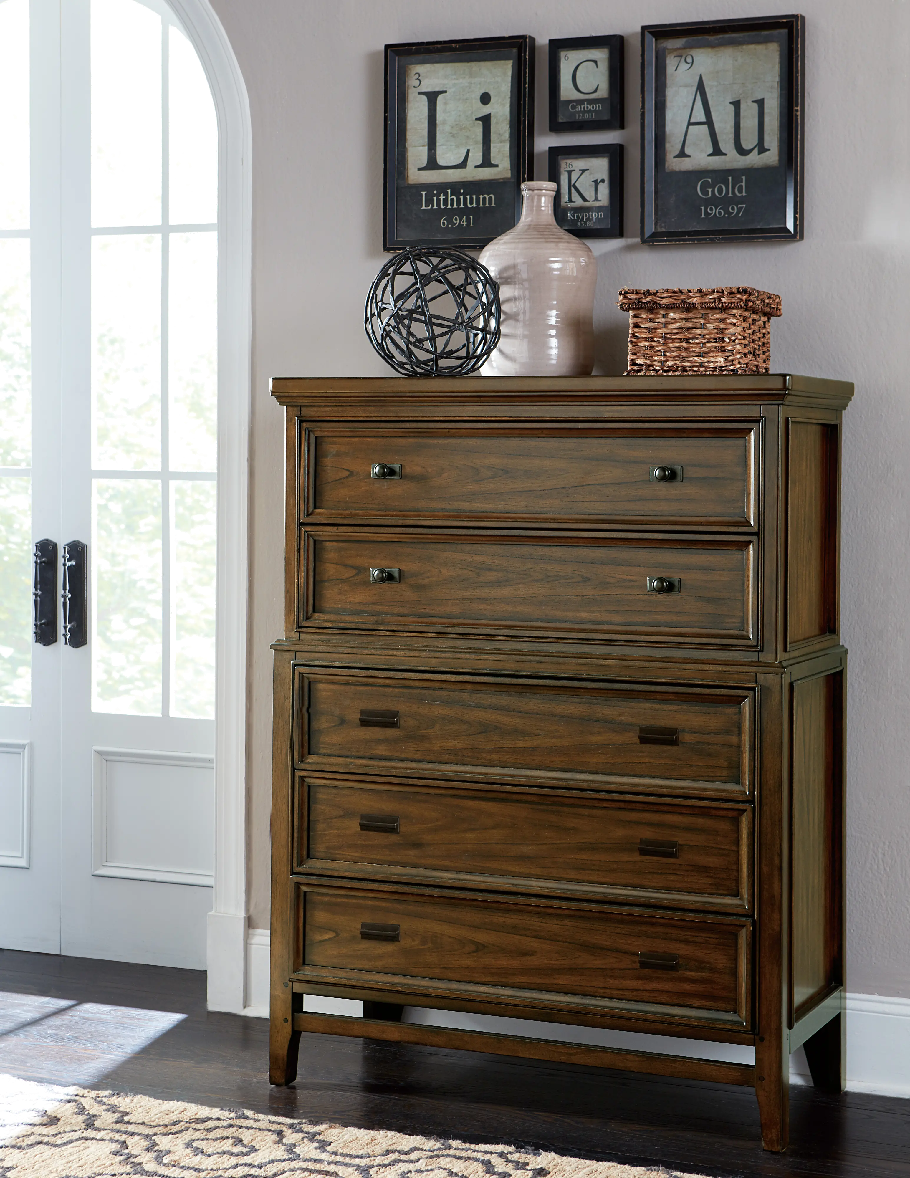 Frankie Brown Cherry Chest of Drawers