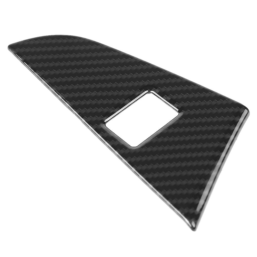 For Bmw 5 Series G30 17-18 Carbon Fiber Interior Tail Door Switch Frame Cover Trim Left Hand