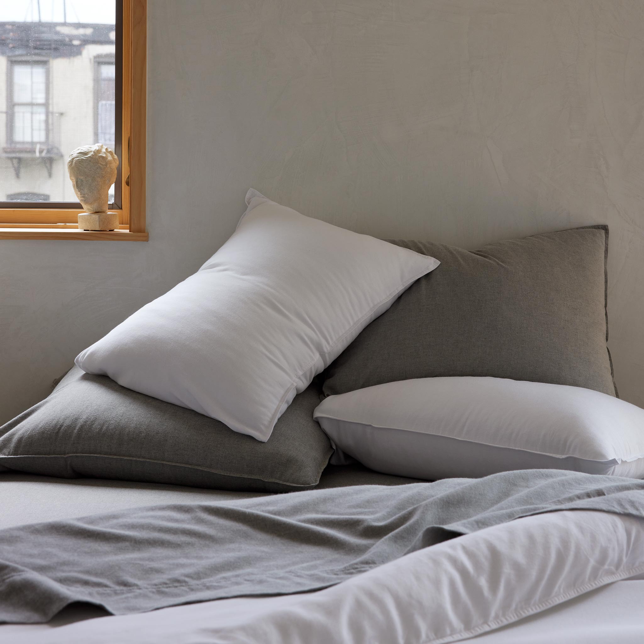 Heathered Cashmere Pillowcases - Last Call