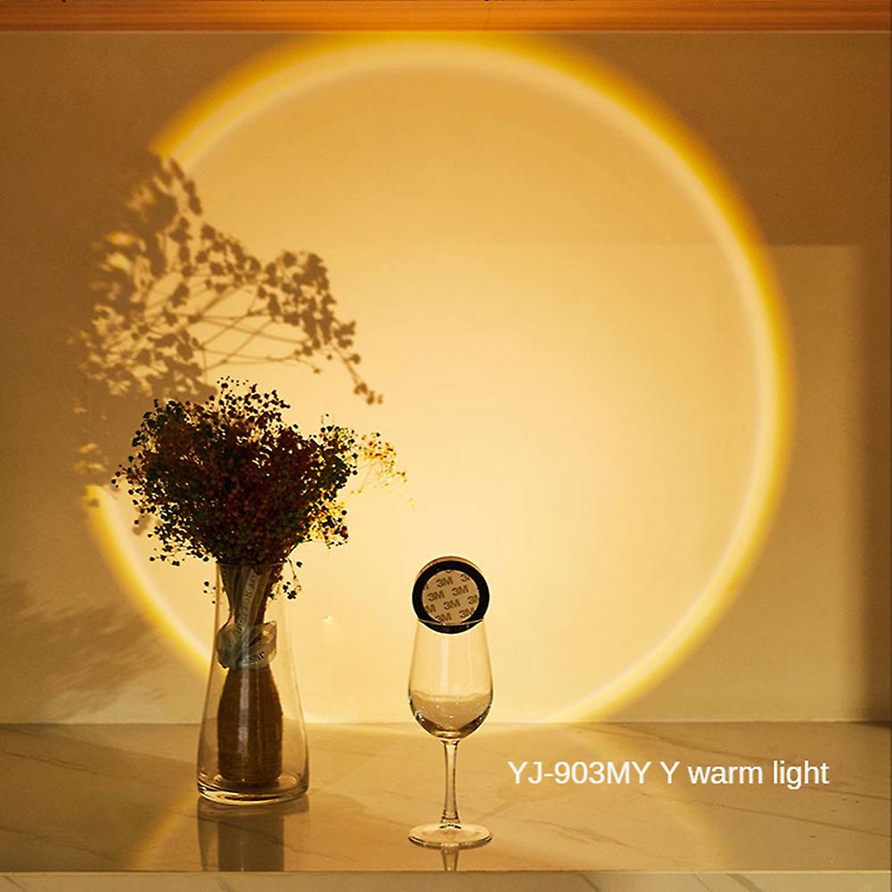 Wireless Sunset Lamp Night Light Projector Deoration Home Wall Lamp Led Lights For Room Kitchen Dis