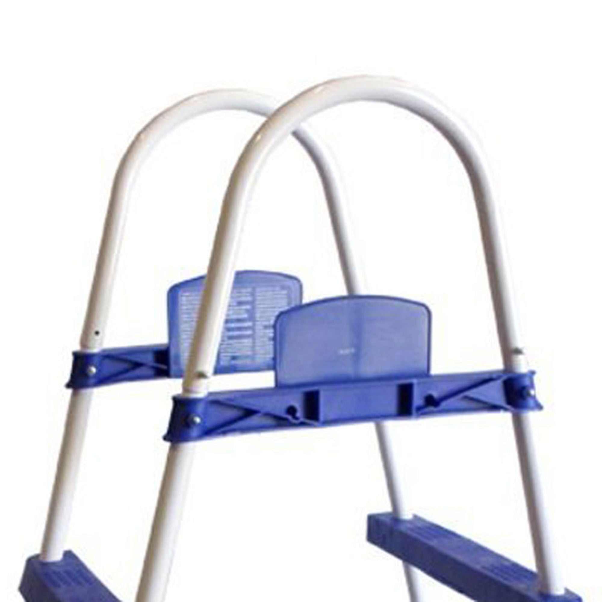 Bestway 52 Inch Steel Above Ground Swimming Pool Ladder No-Slip Steps (Used)