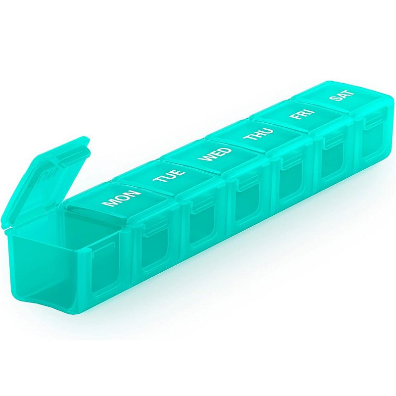 Sukuos Extra Large Weekly Pill Box， Medicine Organizer For Vitamins， Fish Oils and Supplements