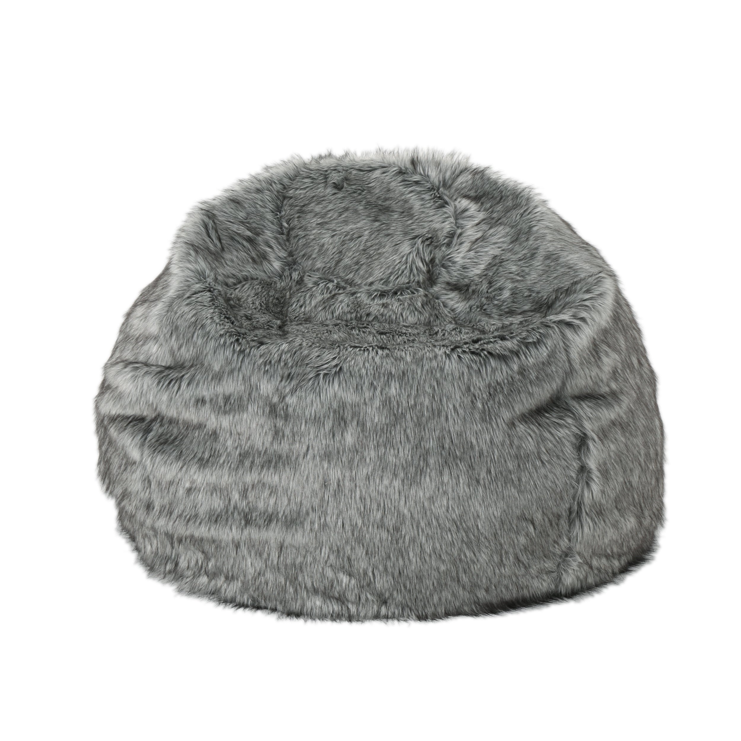 Leslie Modern 3 Foot Faux Fur Bean Bag Cover