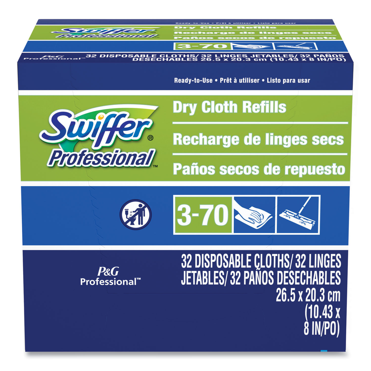 Dry Refill Cloths by Swifferandreg; PGC33407BX