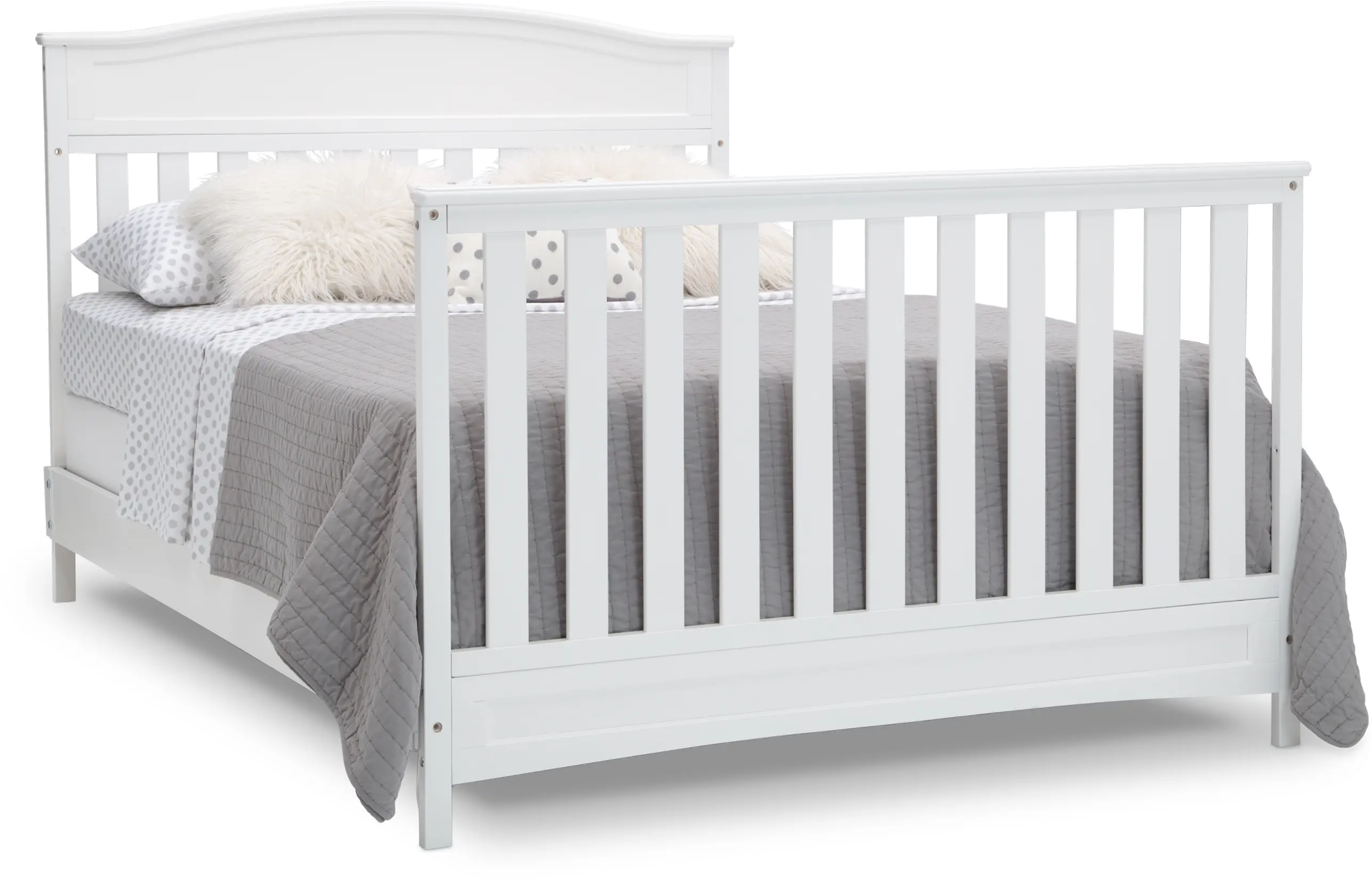 Emery White 4-in-1 Convertible Crib