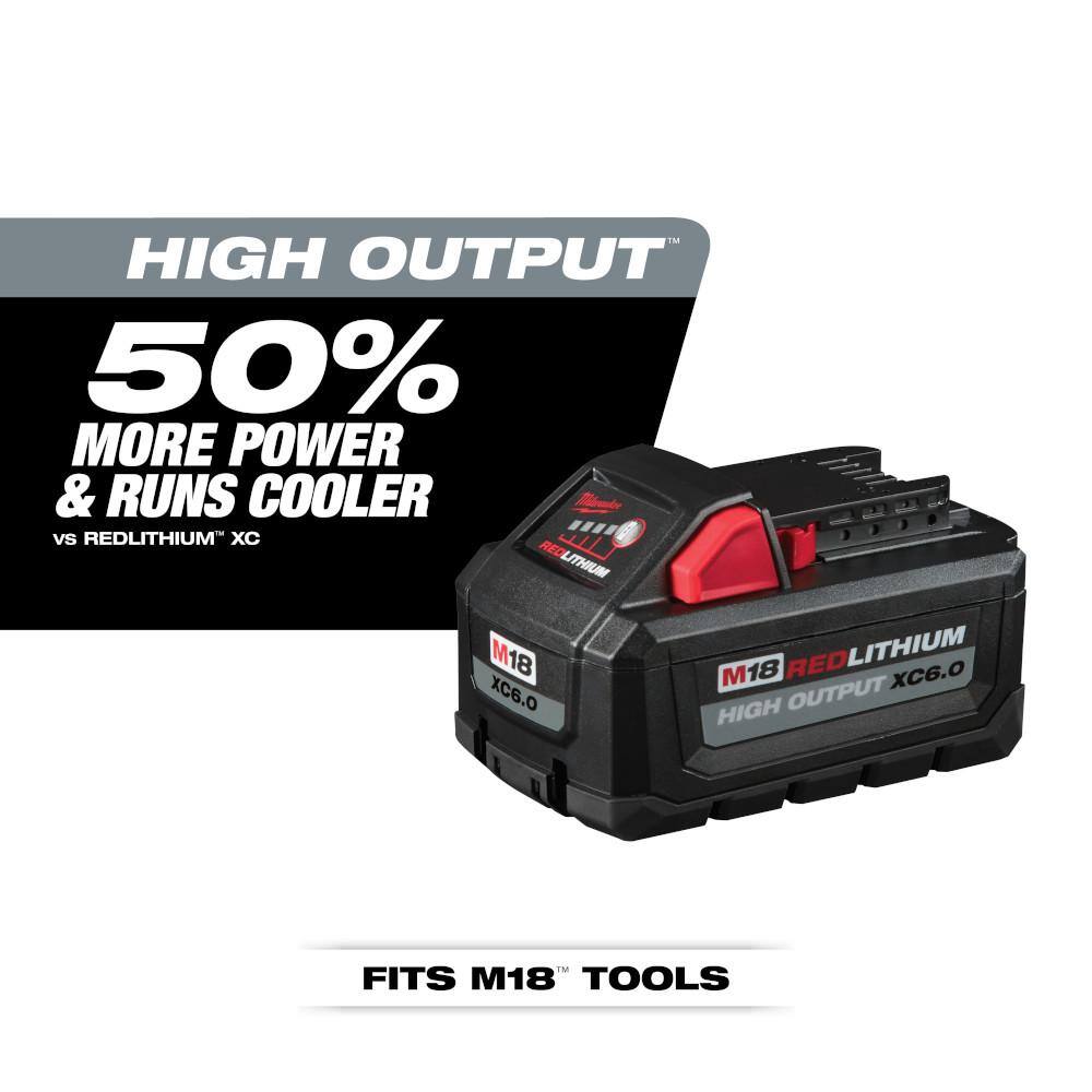 MW M18 FUEL 18V Lithium-Ion Cordless Brushless Oscillating Multi-Tool Kit with (2) 6.0Ah Batteries 2836-21-48-11-1862