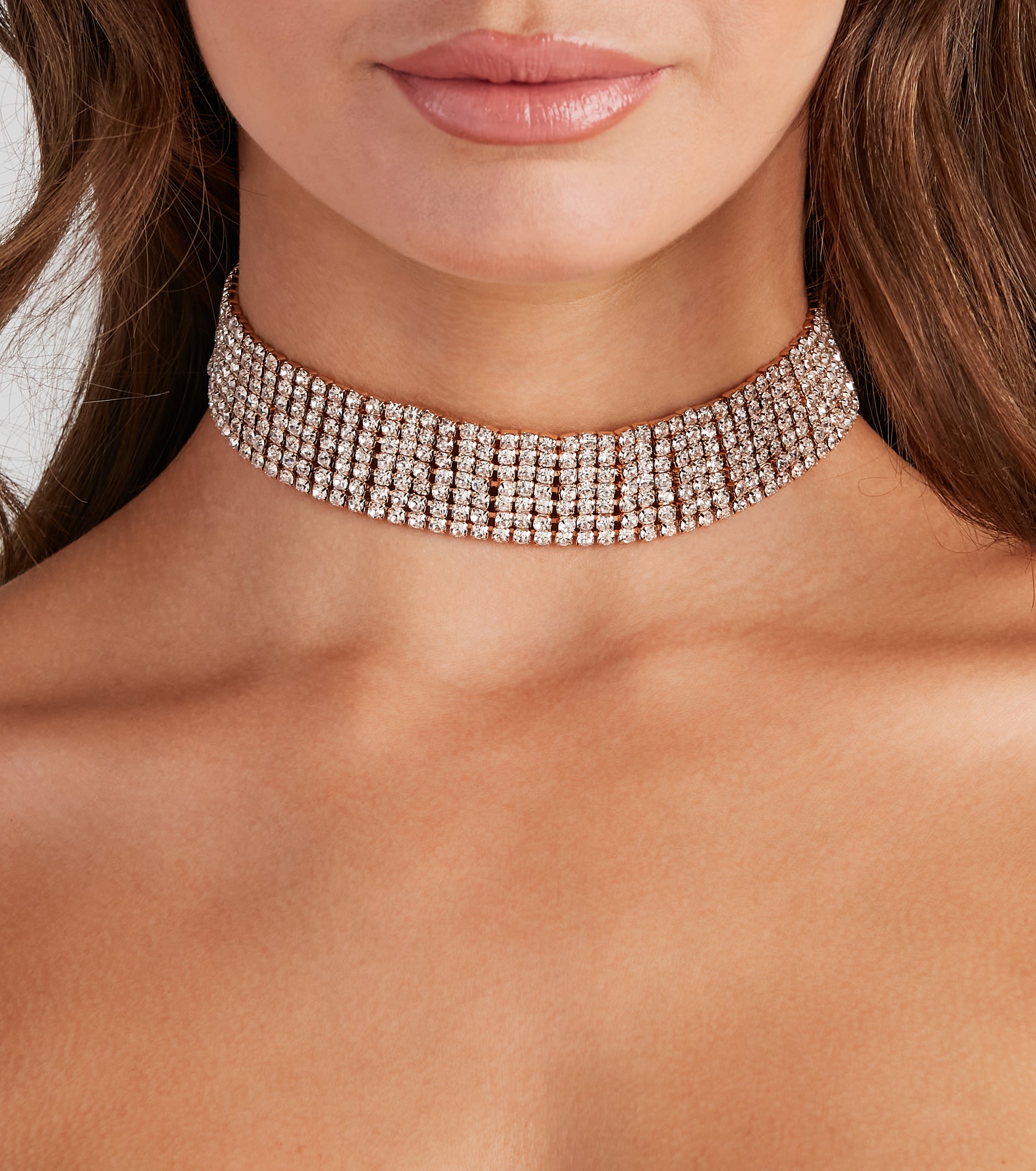 Brilliant Sparkle Rhinestone Choker