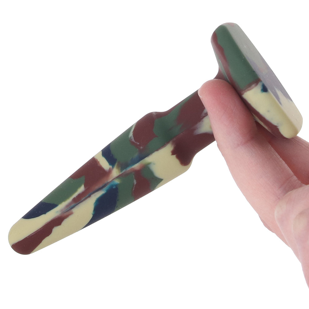 A-Play Groovy 4 Inch Anal Plug in Camo