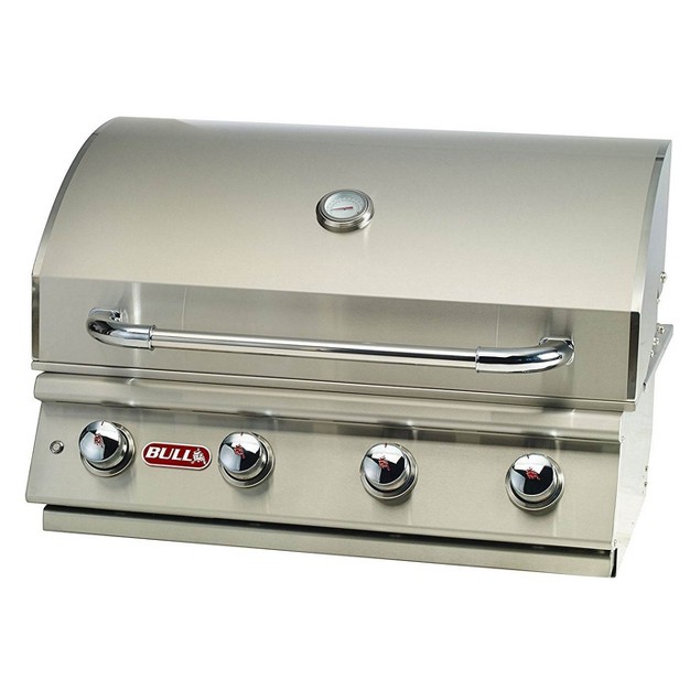 Bull Lonestar 4 Burner 30 x27 x27 Stainless Steel Gas Bbq Grill Head Liquid Propane