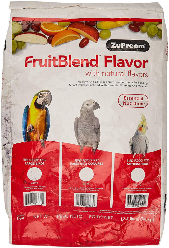 Zupreem FruitBlend with Natural Flavors Large Bird Food