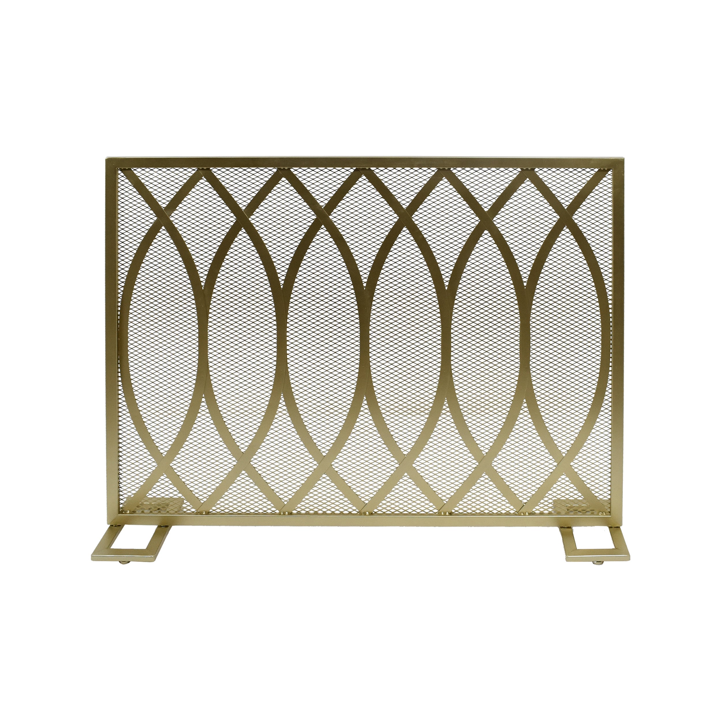 Junior Modern Single PanelIron Firescreen