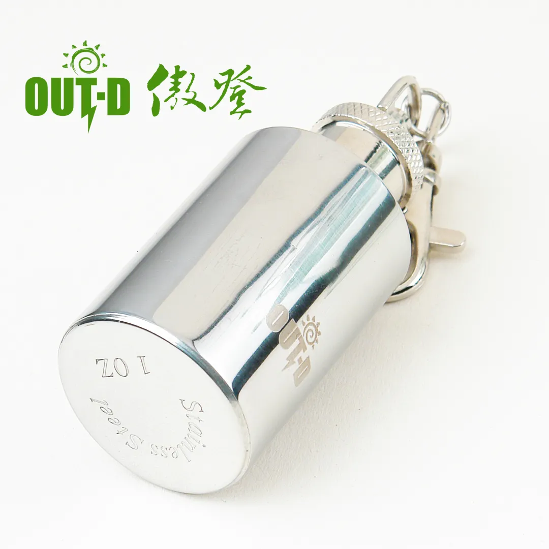 Portable Mini flask 1oz stainless steel hip flask