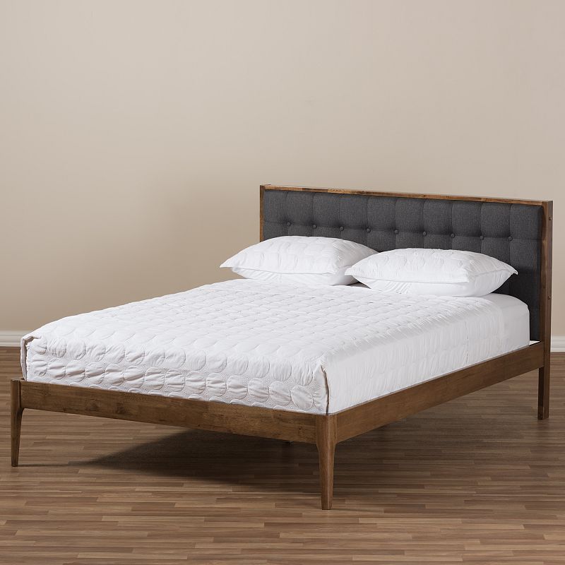 Baxton Studio Jupiter Tufted Platform Bed