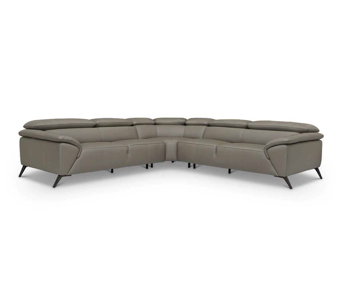 Abella Leather Sectional