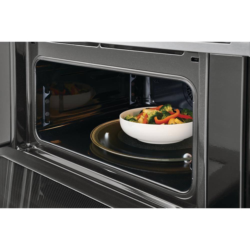 FRIGIDAIRE GALLERY 30 in. Electric Wall Oven and Microwave Combination with Total Convection in Smudge-Proof Stainless Steel GCWM3067AF