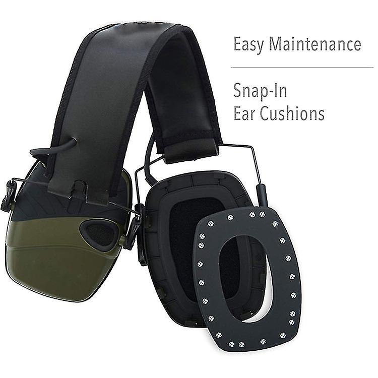 34 Db Nrr Noise Cancelling Safety Shooting Earmuffs， Shooter Hearing Protection Adjustable Earmuffs， Hunting Earmuffs