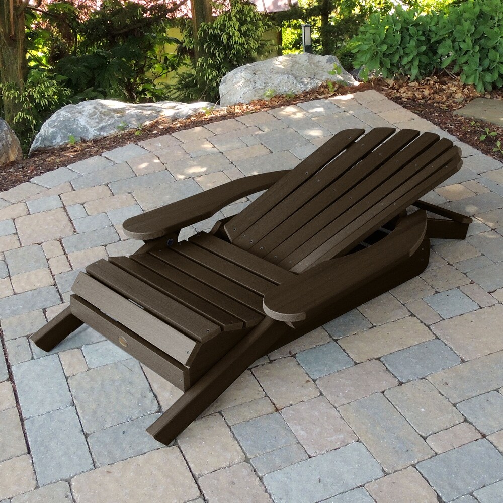 Highwood Hamilton Reclining Adirondack Chairs (Set of 2)