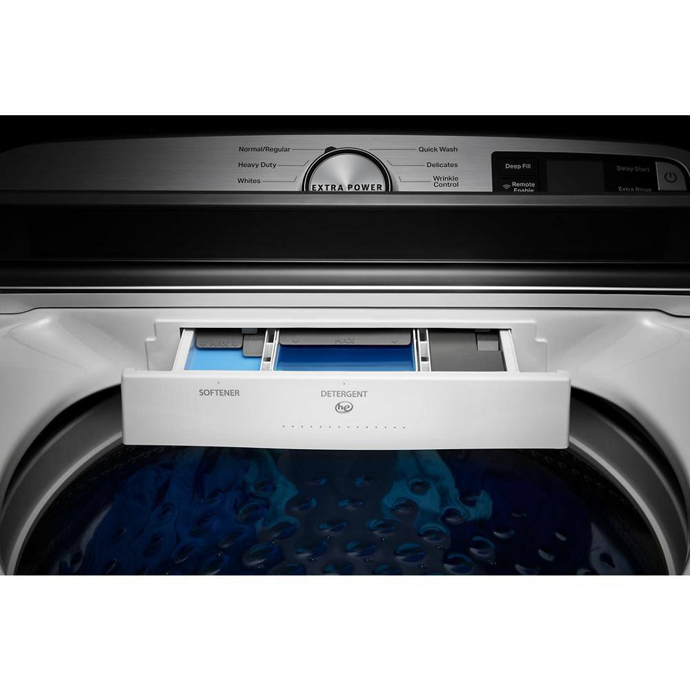 Maytag 4.7 cu. ft. Smart Capable White Top Load Washing Machine with Extra Power Button and Deep Fill Option MVW6230HW