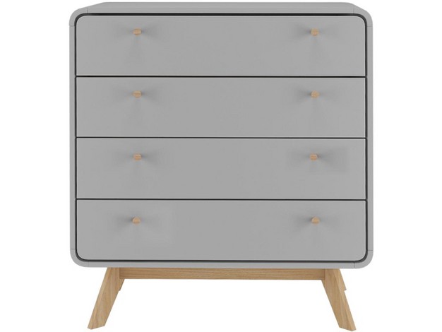 Ren Home Leva Scandinavian 4 Drawer Dresser