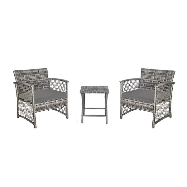 Heritage Outdoor 3piece Wicker Bistro Patio Set