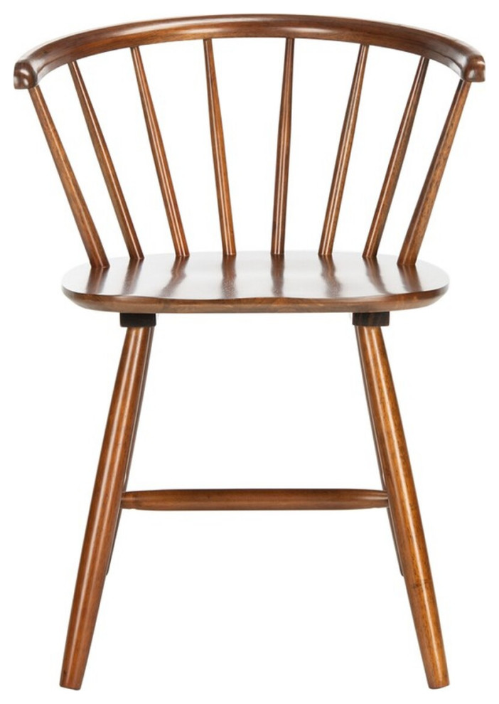 Price Dining Chair set of 2 Walnut   Midcentury   Dining Chairs   by Peachtree Fine Furniture  Houzz