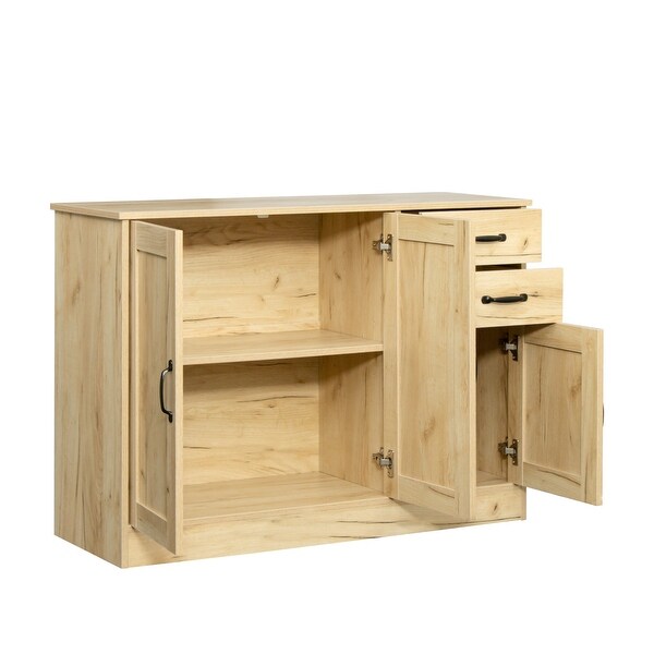 43-inch Wood Sideboard with 2 Drawers