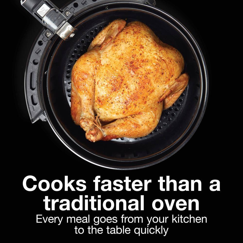 Proctor Silex 52 Qt Black Air Fryer with 60Minute Timer