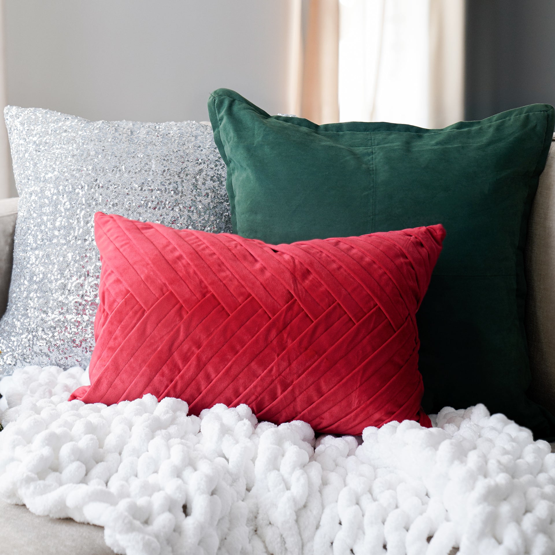 Pillow Bundle: Christmas Colors