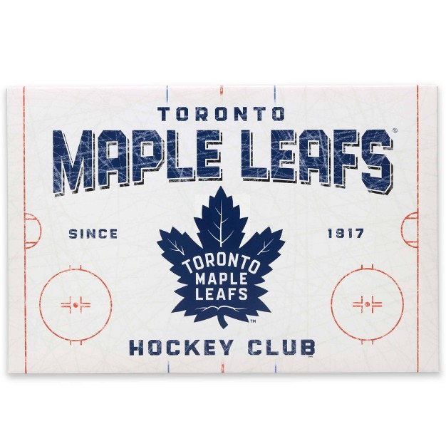 Nhl Toronto Maple Leafs Rink Canvas