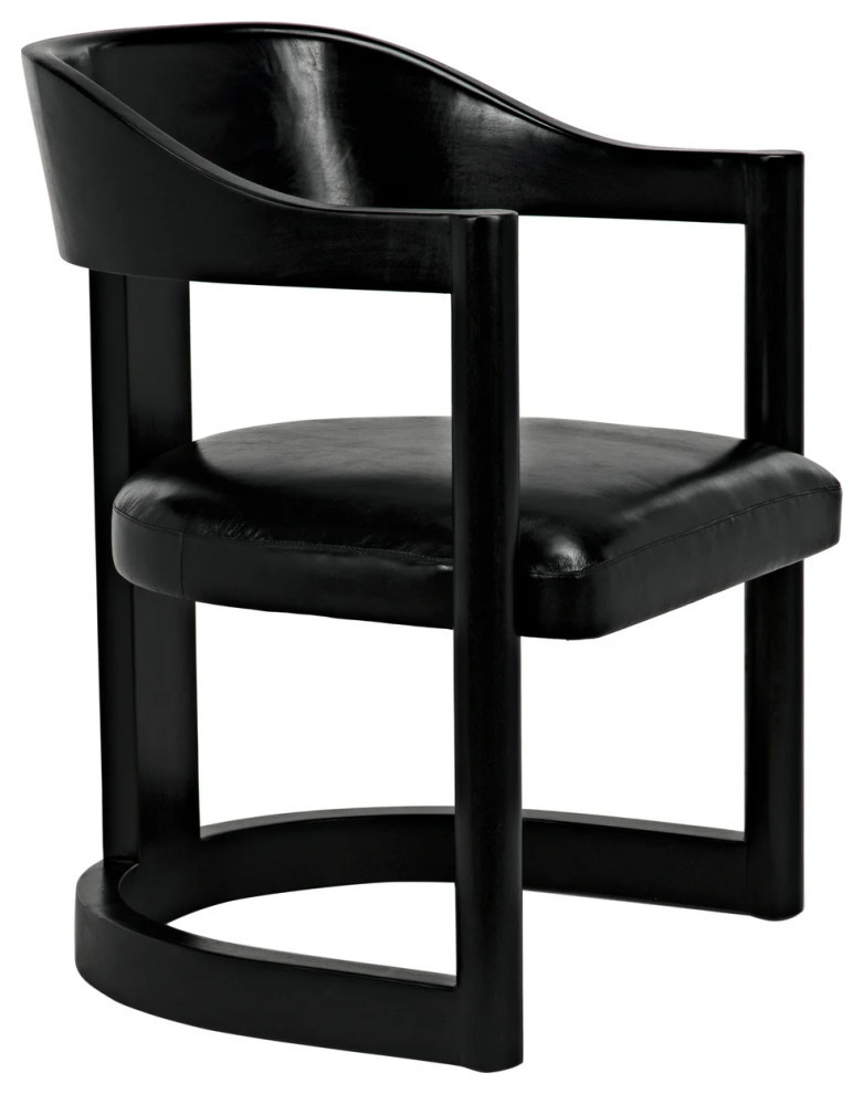 Harrington Chair  Charcoal Black Set of 2   Modern   Dining Chairs   by Rustic Home Furniture Deco  Houzz