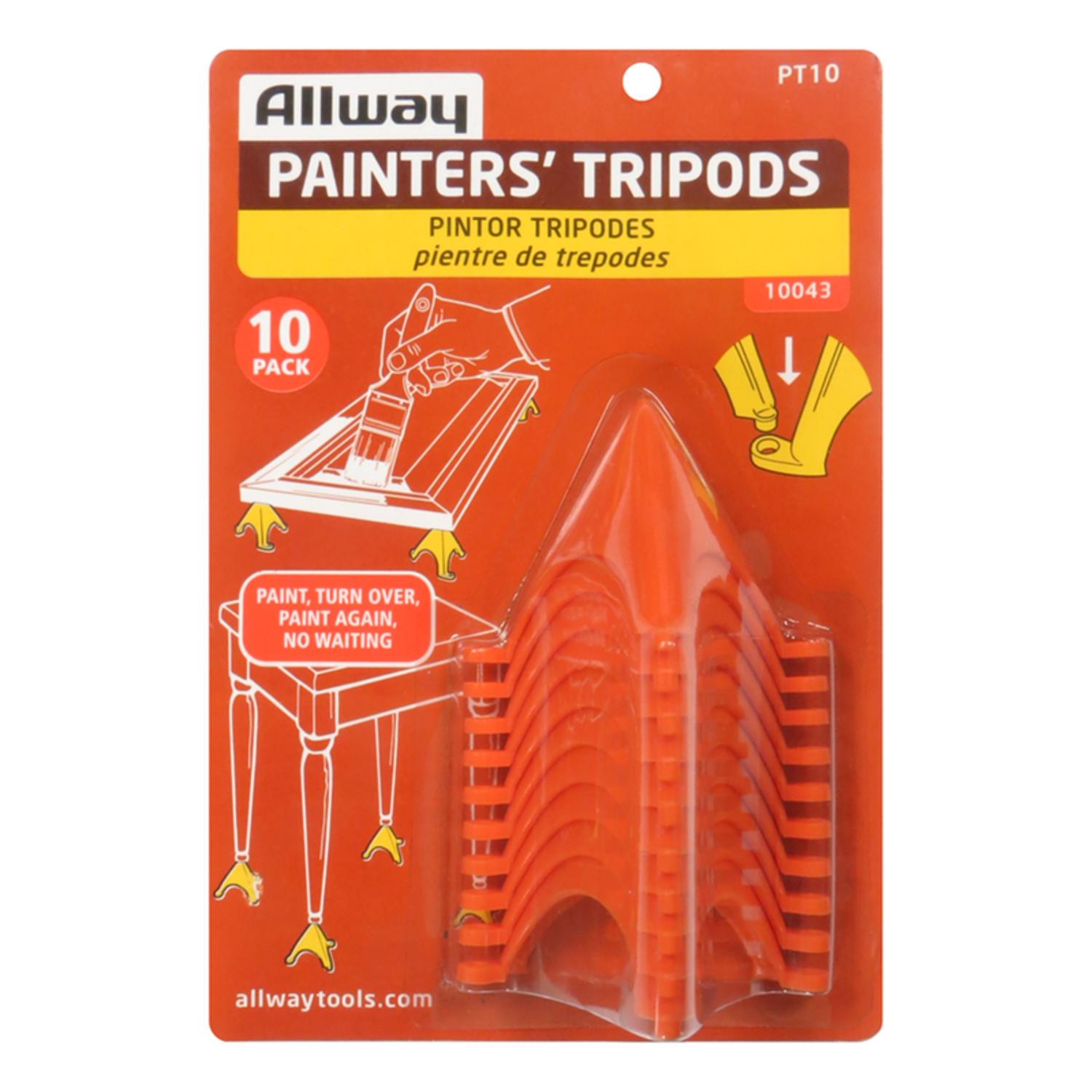 Allway 2.75 in. L Orange Plastic Painter\u0027s Tripod