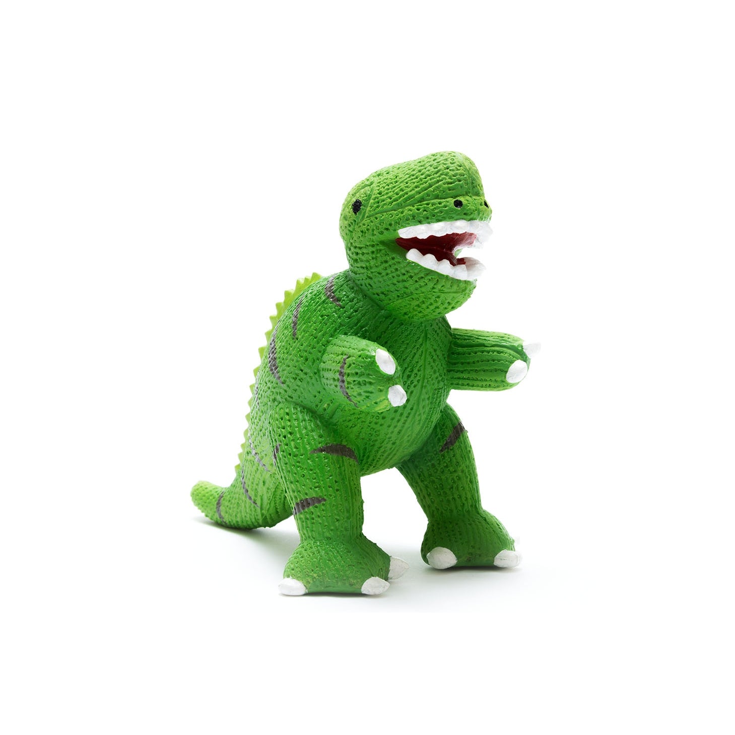 Green T-Rex Natural Rubber Dinosaur Bath Toy and Teether by Best Years