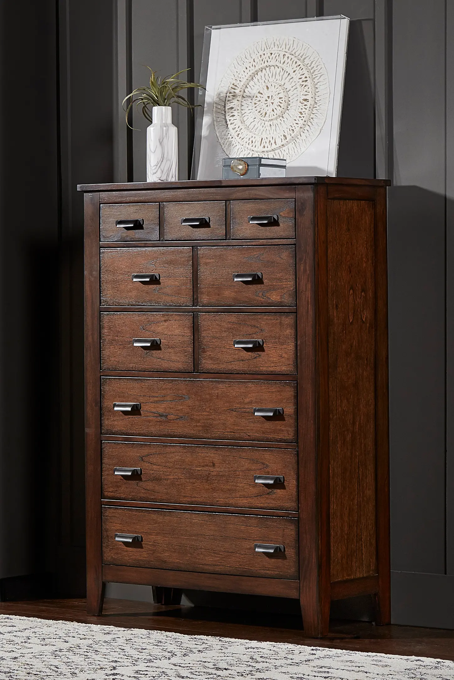 Country Roads Brown Chest of Drawers