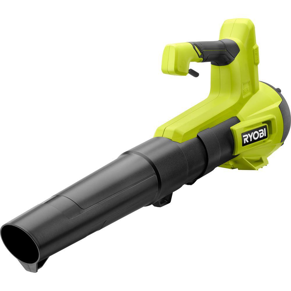 RYOBI ONE+ 18V 100 MPH 325 CFM Cordless Battery Variable Speed Jet Fan Leaf Blower (Tool Only) P21013BTL