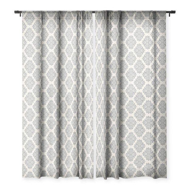 X 50 quot Single Panel Sheer Window Curtain Society6