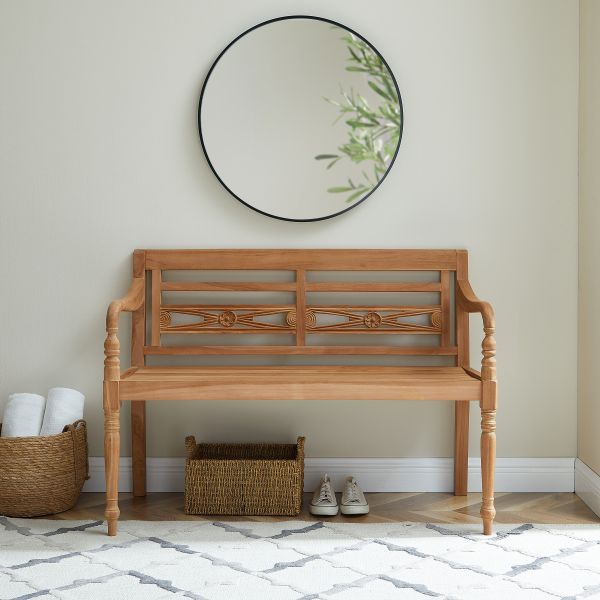 Anika Indoor/Outdoor Teak Bench