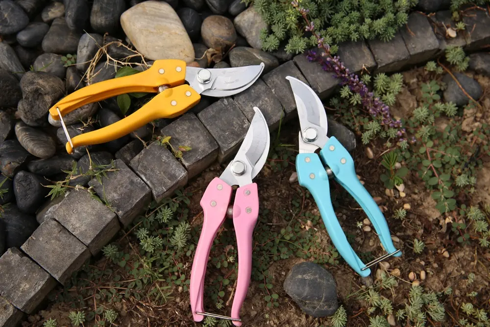 2023 Worth Garden High Quality SK5 8inch 7inch Garden Hand Wood Branch Shears Tree Bypass Pruners Scissors