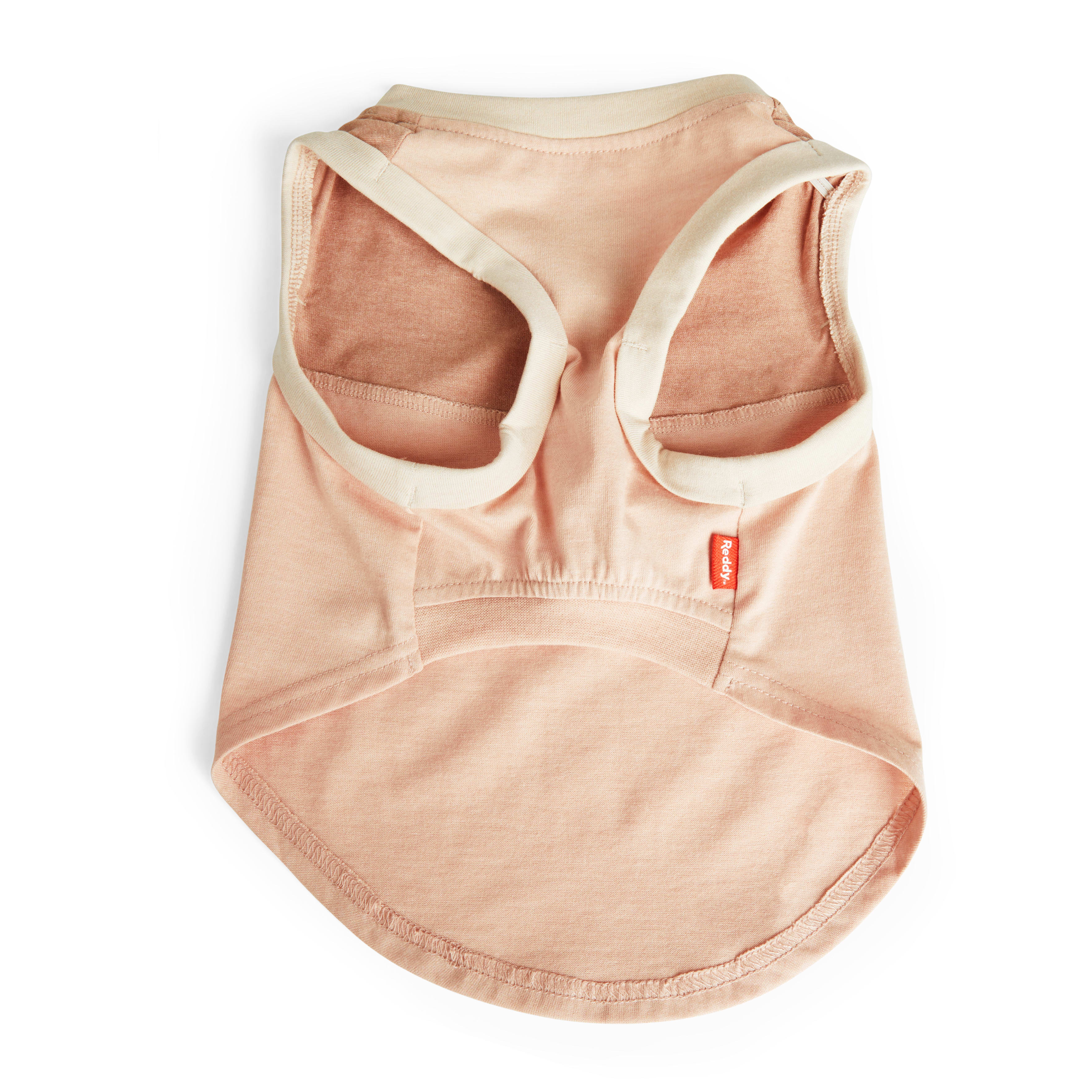 Reddy Pink/Taupe Colorblock Dog Tank， X-Small