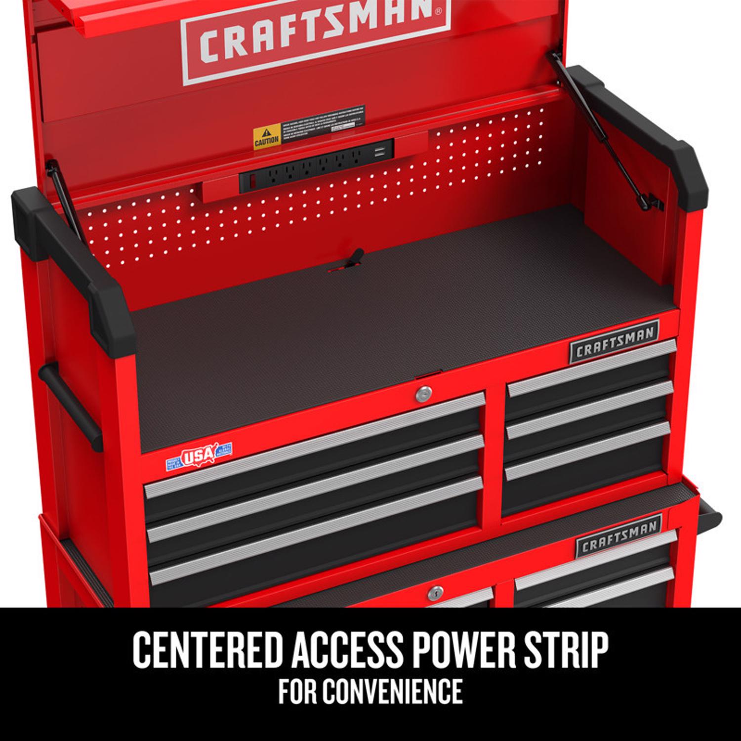 Craftsman S2000 40.5 in. 6 drawer Steel Tool Chest 24.5 in. H X 16 in. D