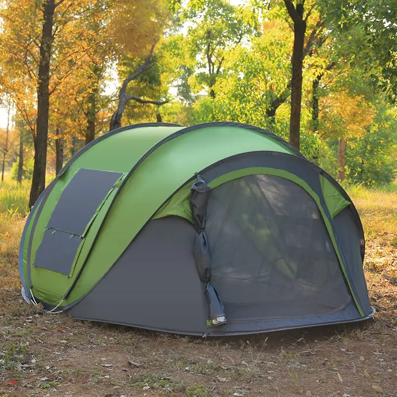 4 6 Persons Automatic Speed Open Throwing Pop Up Windproof Outdoor Camping Tent