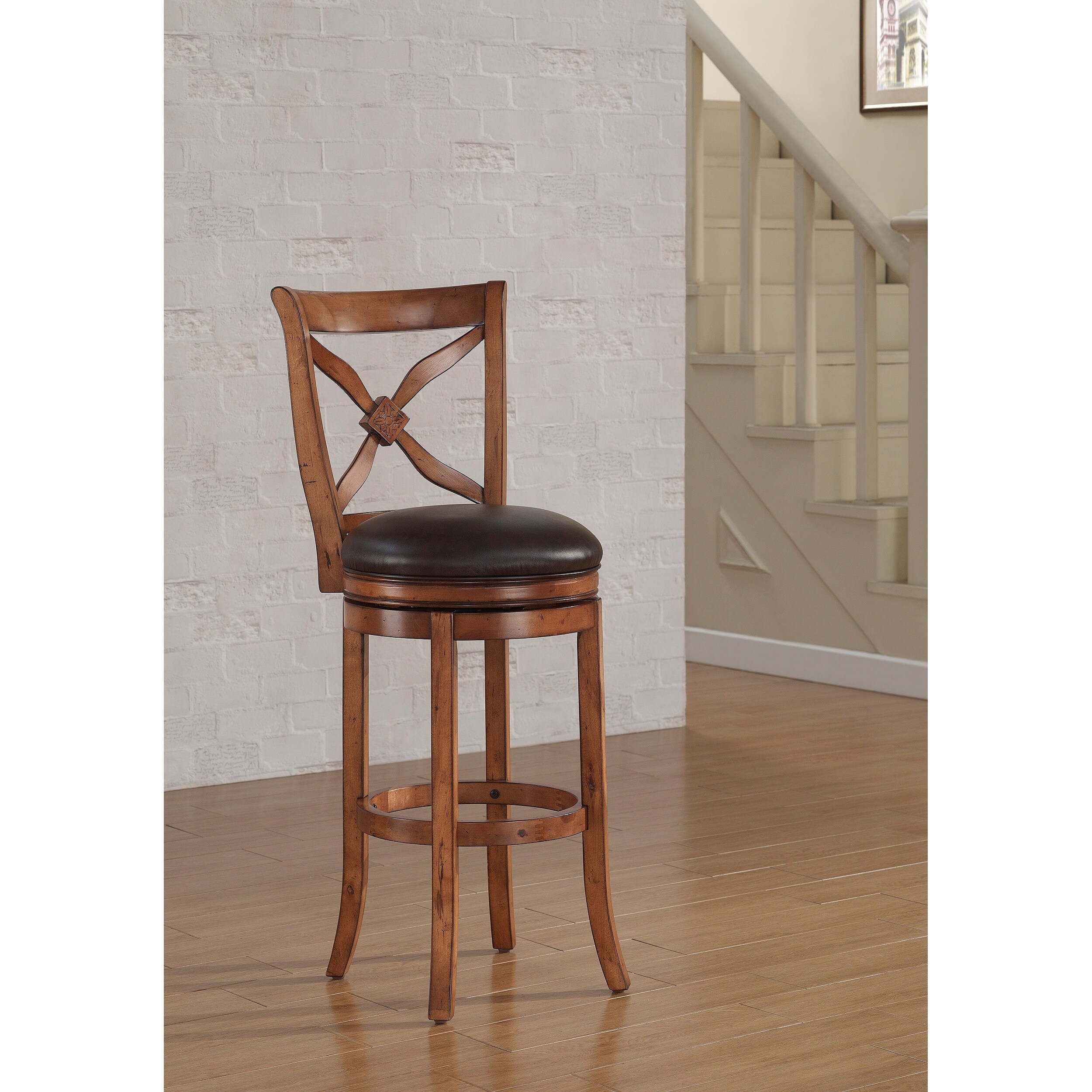 Copper Grove Sequoia 360-degree Swivel Extra Tall Bar Stool