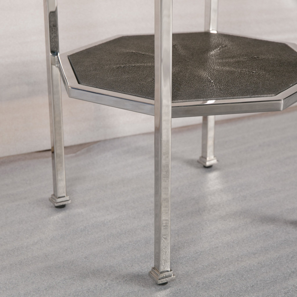 Alicia Hexagonal Accent Table   Contemporary   Side Tables And End Tables   by V.S.D Furniture  Houzz