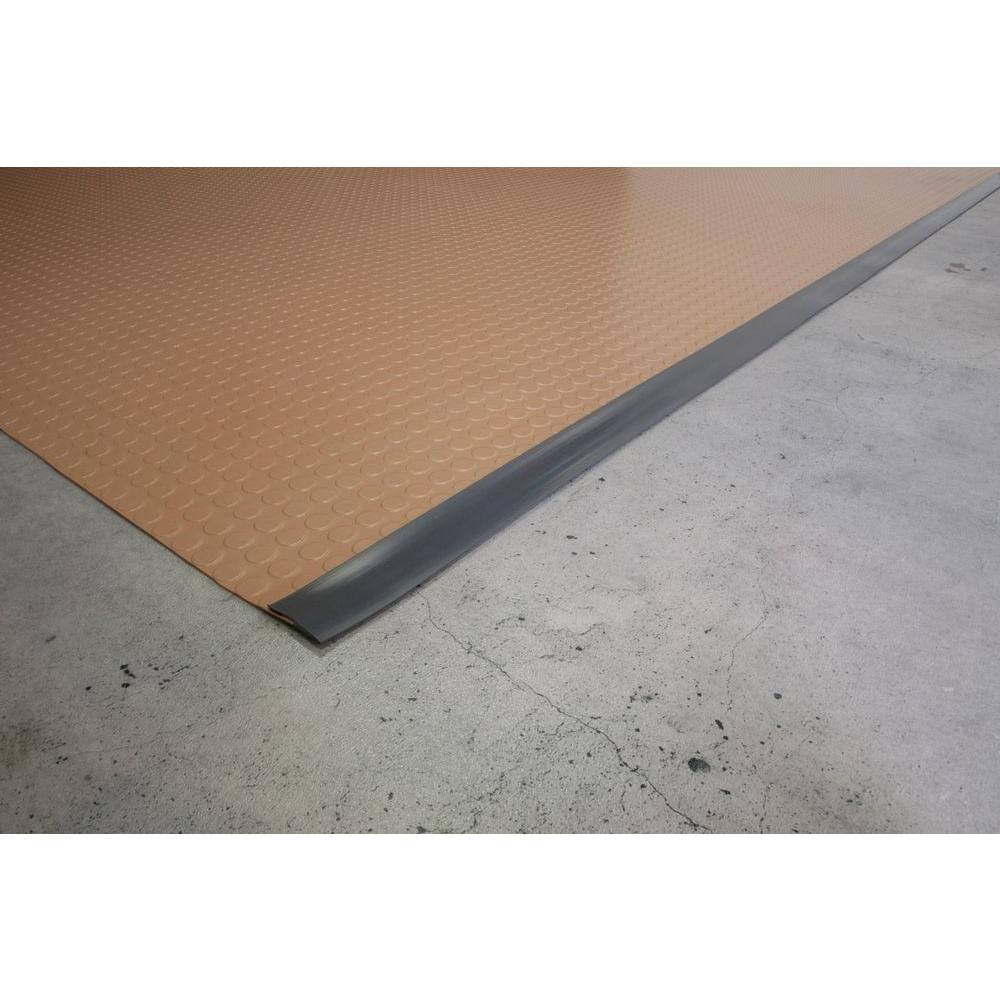 G-Floor 25 ft. Length Slate Grey Mat Edge Trim GFEDGE25SG