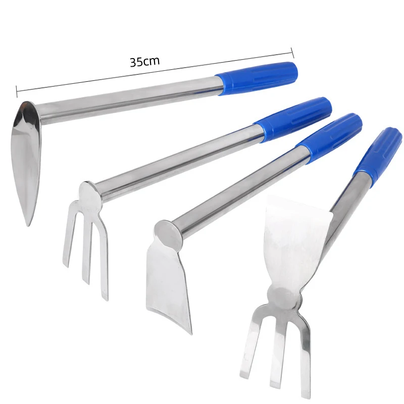 High Quality Stainless Steel Small Garden Hand Tools Farm Digging Hoe Garden Hoe Tools