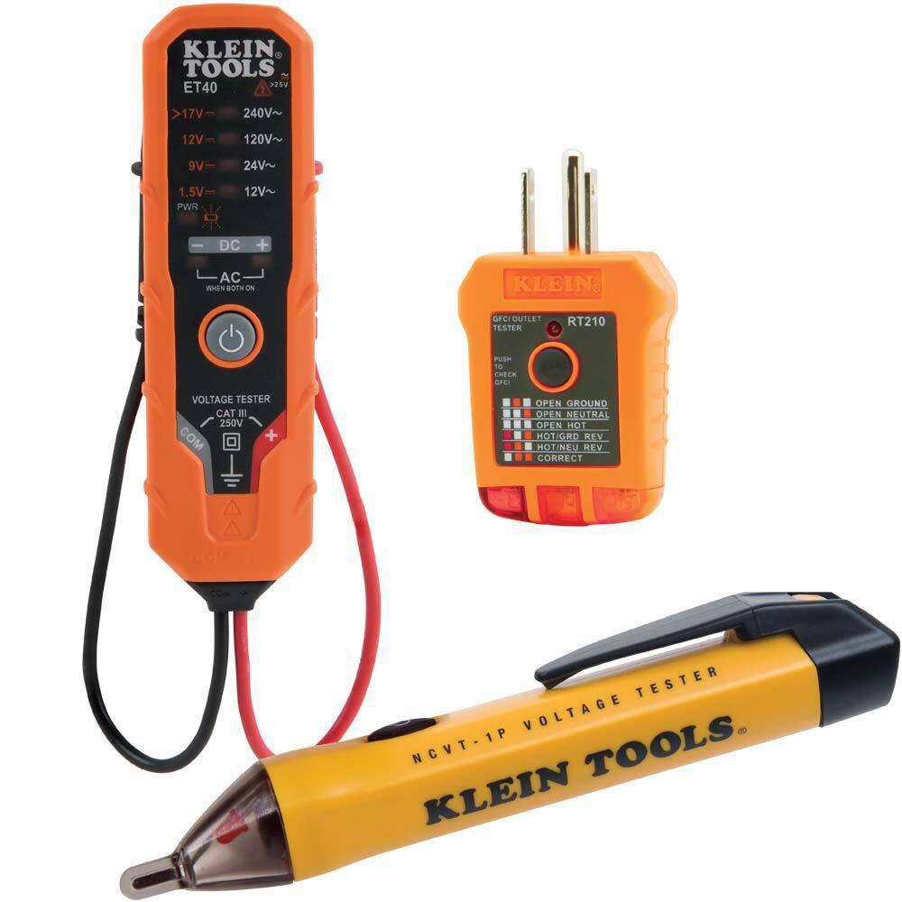 Klein Tools Voltage Tester Set 3-Piece 80077