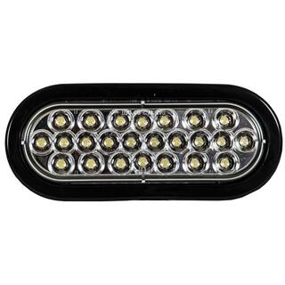 Buyers Products Company 6 in. LED Oval Warning Light Clear SL65CO